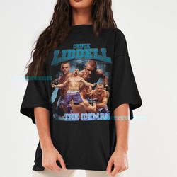chuck liddell fighter team vintage t shirt, jiu jitsu 90s retro champions united