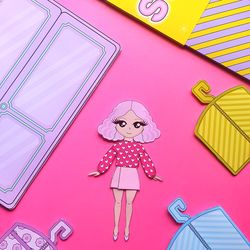 paper doll with clothes wardrobe no.1 pdf