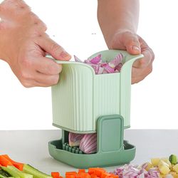 Multifunctional Vegetable Chopper French Fries Cutter Household Hand Pressure Onion Dicer Cucumber Potato Slicer Kitchen