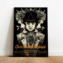 a clockwork orange canvas, canvas wall art, rolled canvas print, canvas wall print, movie canvas