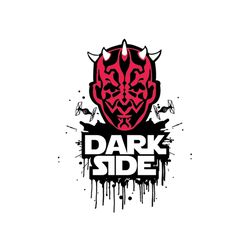 darth maul dark side star wars silhouette svg