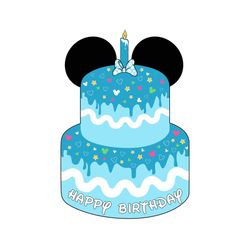 birthday cake minnie mouse svg