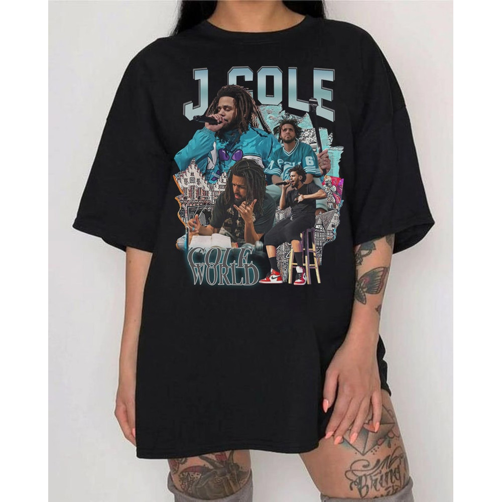 Limited J Cole 90s Vintage Bootleg Style Rap T-Shirt, J Cole Rapper T-Shirt, J. Cole Classic Retro Tee For Woman and Man Unisex T-Shirt3.jpg