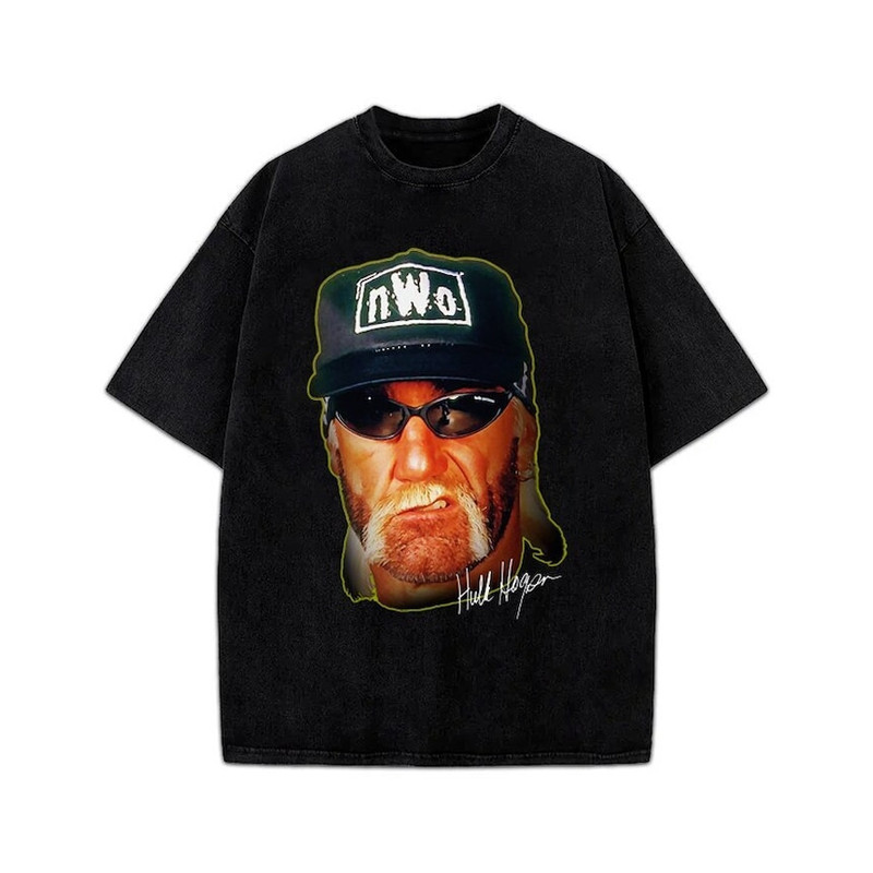 Hulk Hogan Vintage Oil Paint Style NWO Hulkster Hulkamania 90's Retro T-Shirt1.jpg