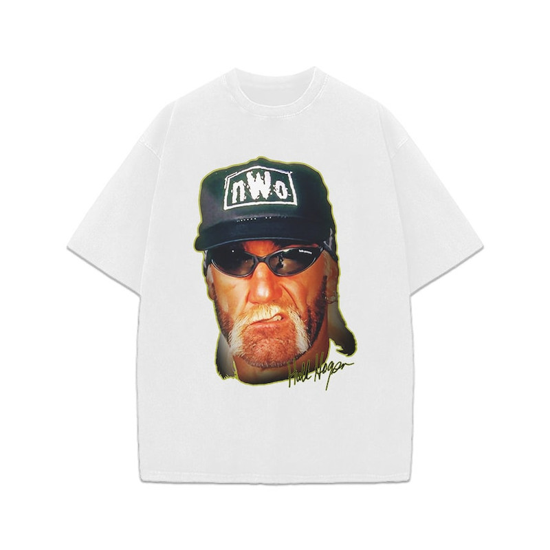 Hulk Hogan Vintage Oil Paint Style NWO Hulkster Hulkamania 90's Retro T-Shirt2.jpg