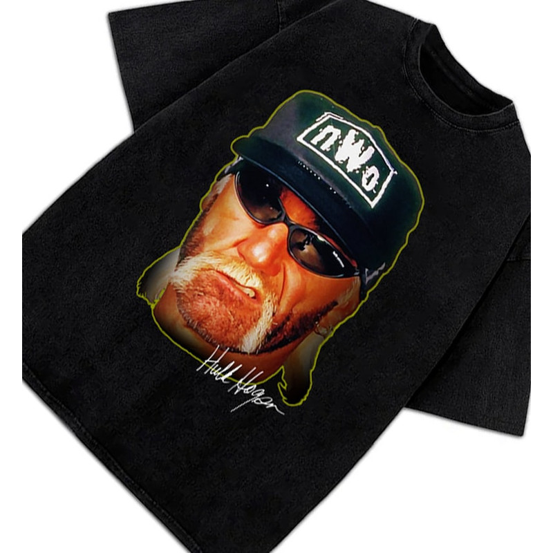 Hulk Hogan Vintage Oil Paint Style NWO Hulkster Hulkamania 90's Retro T-Shirt3.jpg