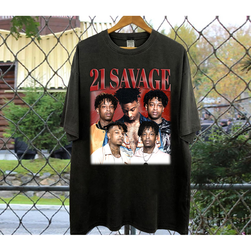 21 Savage T-Shirt, 21 Savage Shirt, 21 Savage Tees, Comfort Color Shirt, Trendy Shirt, Retro Shirt, Style T-Shirt, Gifts For Men.jpg