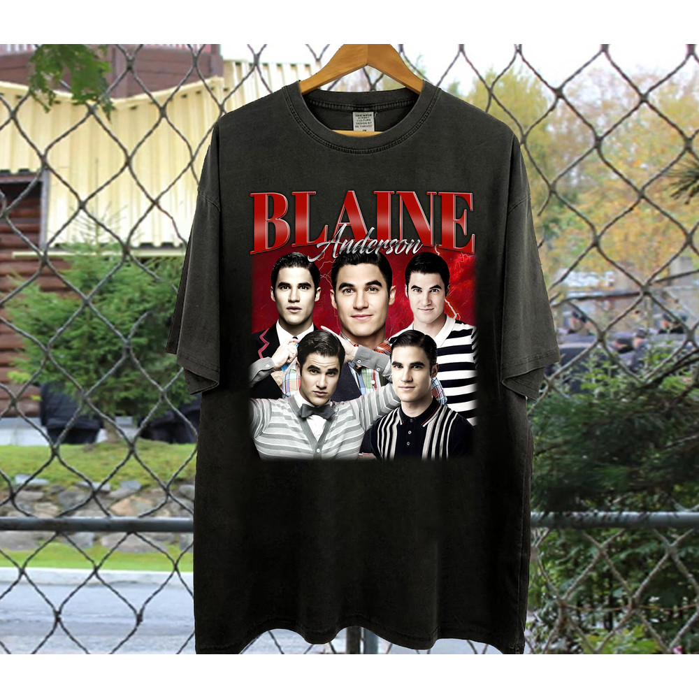 Blaine Anderson T-Shirt, Blaine Anderson Shirt, Blaine Anderson Tees, Comfort Color Shirt, Trendy Shirt, Retro Shirt, Style T-Shirt.jpg