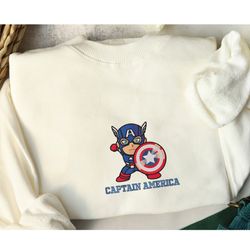 captain america embroidered shirt, captain america embroidered sweatshirt, captain america shirt, captain america hoodie