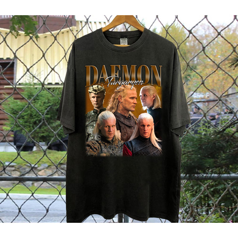 Daemon Targaryen T-Shirt, Daemon Targaryen Shirt, Daemon Targaryen Tees, Retro T-Shirt, Vintage Shirt, Hip hop Graphic, Trendy Shirt 1.jpg