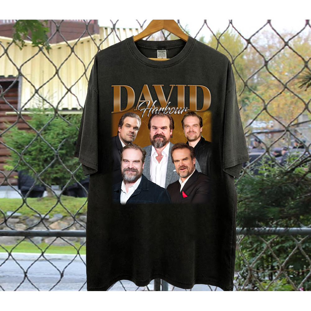David Harbour T-Shirt, David Harbour Shirt, David Harbour Tees, Retro T-Shirt, Vintage Shirt, Hip hop Graphic, Trendy Shirt.jpg