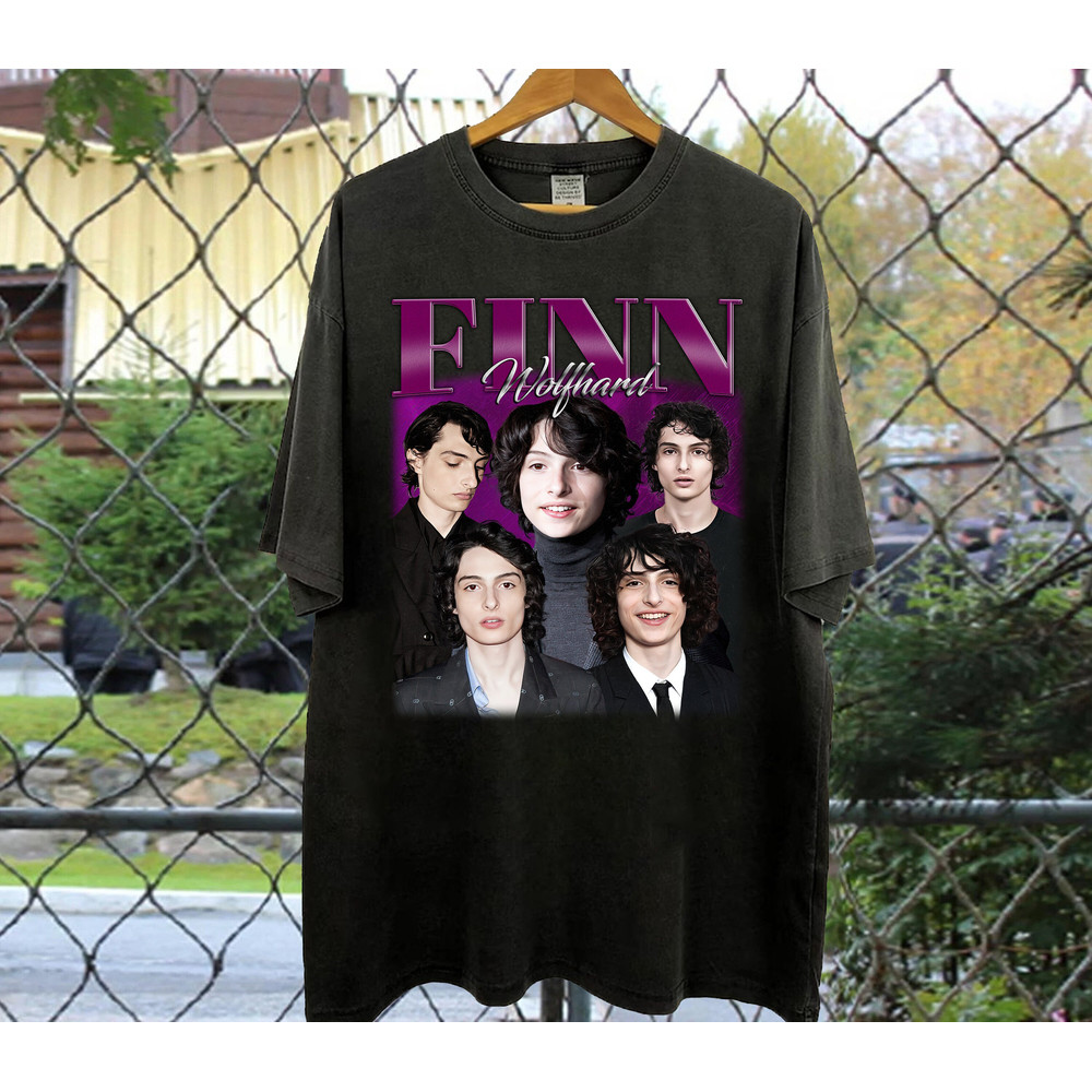 Finn Wolfhard T-Shirt, Finn Wolfhard Shirt, Finn Wolfhard Tees, Retro T-Shirt, Vintage Shirt, Hip hop Graphic, Trendy Shirt.jpg