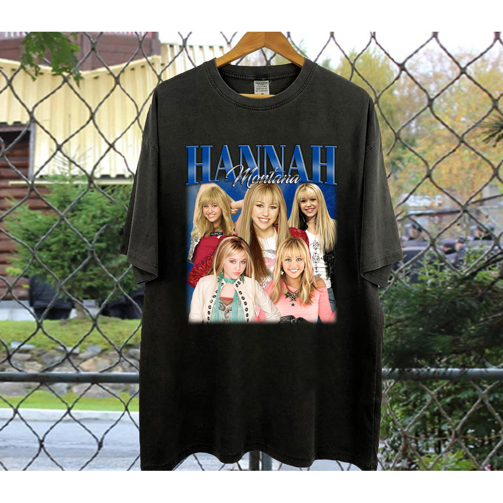 Hannah Montana T-Shirt, Hannah Montana Shirt, Hannah Montana Tees, Comfort Color Shirt, Trendy Shirt, Retro Shirt, Style T-Shirt.jpg