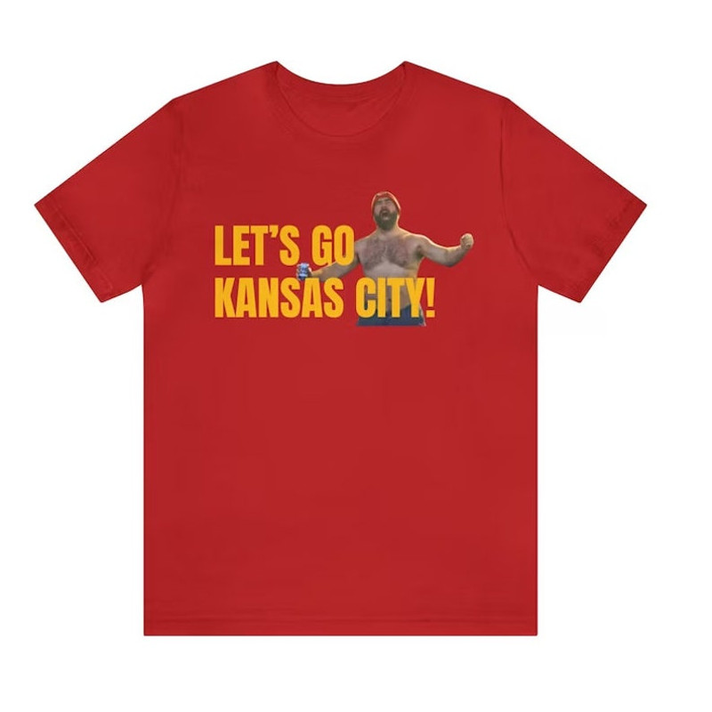 Jason Kelce Shirtless - Funny Jason Kelce #1 Hype Man T-Shirt - Chiefs Football 2024 Playoffs Super Bowl T-Shirt - Let's Go Chiefs Football1.jpg