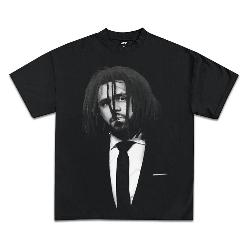 J COLE T-SHIRT Rare Rap Album Merch Tour Tee Drake Kendrick Lil Durk Pusha T Childish Gambino Young Thug Playboi1.jpg