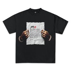 lil durk signed to the streets 3 t-shirt | rare stts2 graphic young thug gunna lil baby drake india love hip hop concert