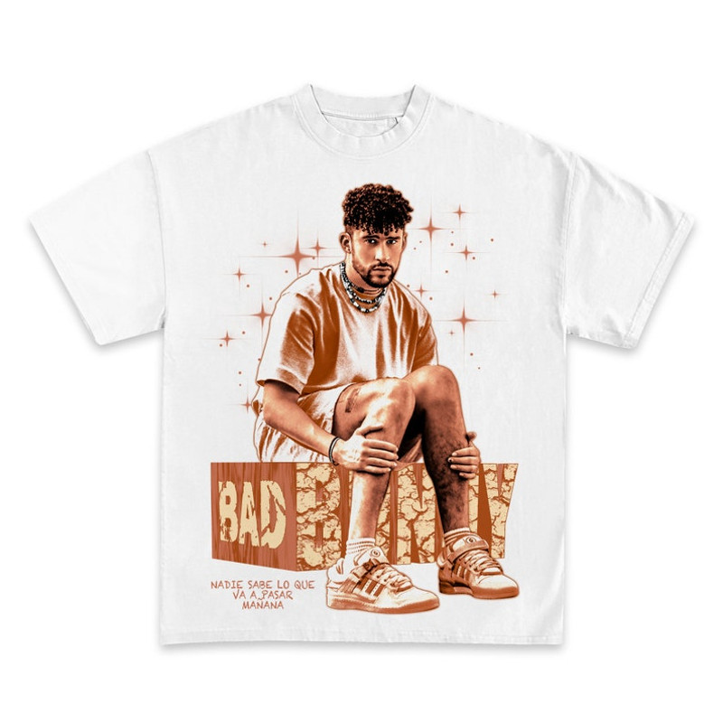 BAD BUNNY T-SHIRT  Rap Tee Vintage Style Concert Merch Graphic Jumbo Face Tee  Rare Hip Hop Latin Benito 1.jpg