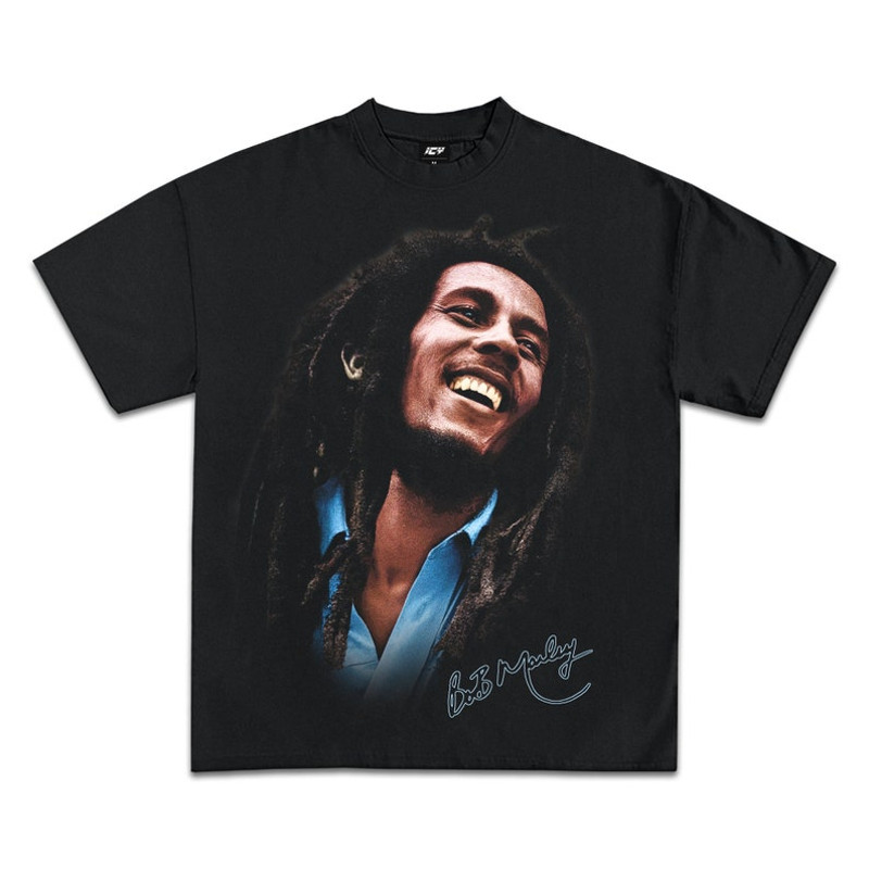 BOB MARLEY T-SHIRT Reggae Rap Tee Rasta Clothing Vintage Style Graphic Print1.jpg