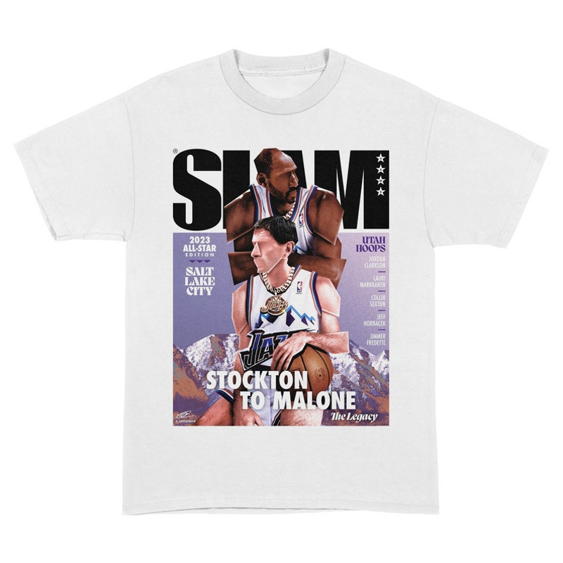 Utah Legends Basketball T-Shirt, Jazz Hall Of Fame Hoop Tee, Stockton Malone Vintage Style Graphic Tee1.jpg