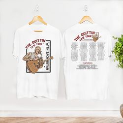 zach bryan the quittin time tour 2024 t-shirt, vintage zach bryan shirt, zach bryan 2024 tour shirt, zach bryan fan gift
