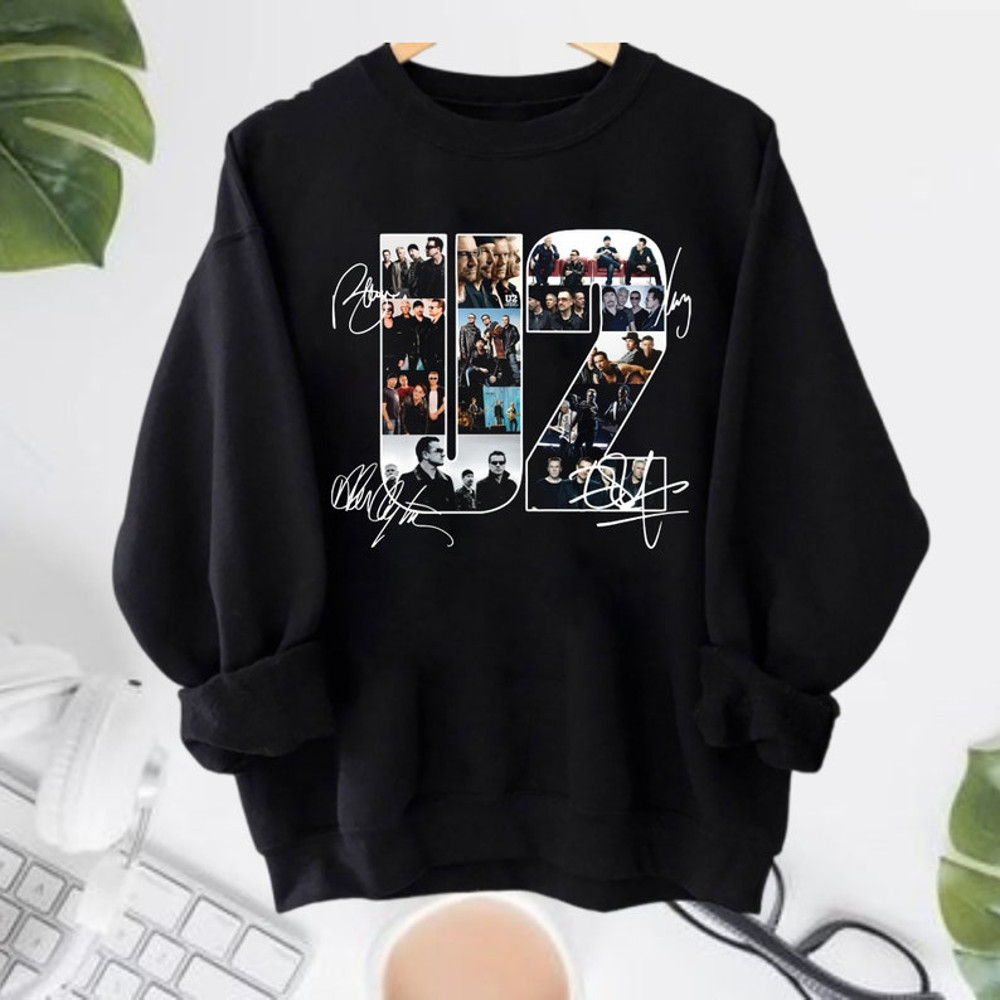 Signature U2 Band Sweatshirt, U2 Band Achtung Baby Tour Sweatshirt, U2 Band Hoodie, U2 Shirt Fan Gifts, U2 Joshua Tree Shirt, U2 Tour Merch1.jpg