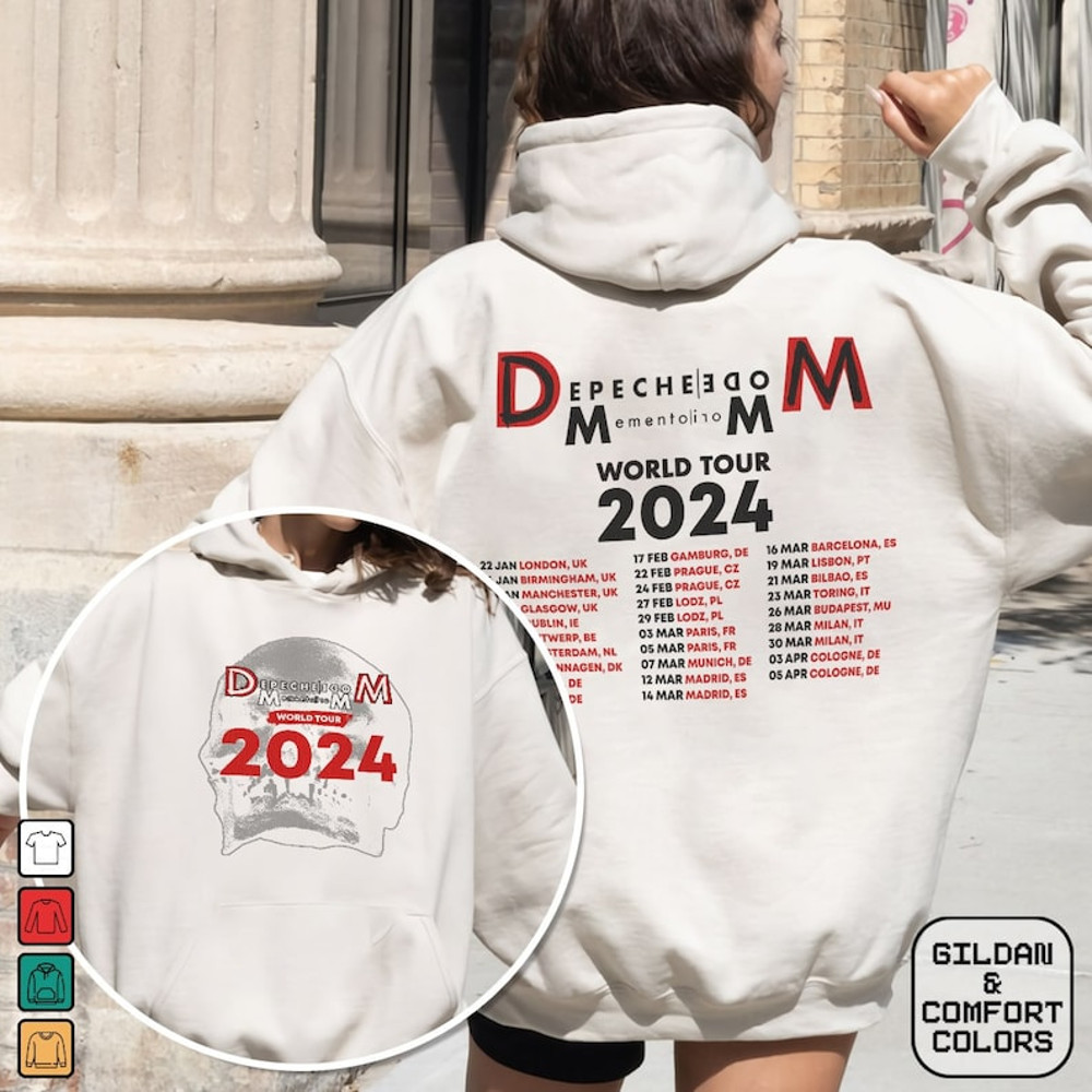 Depeche Mode World tour 2024 Shirt, Depeche Mode Memento Mori World 2024 Tour T-Shirt2.jpg