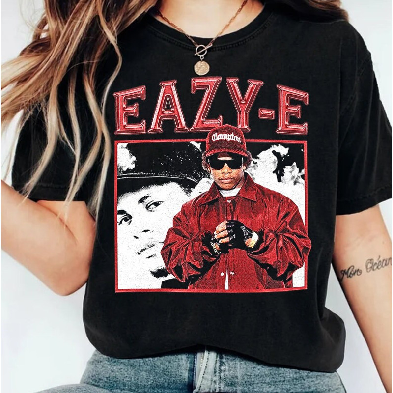 EAZY E T Shirt, Eazy E NWA Rap Hip Hop Retro 90s Shirt, Casual Men Women T-Shirt.jpg