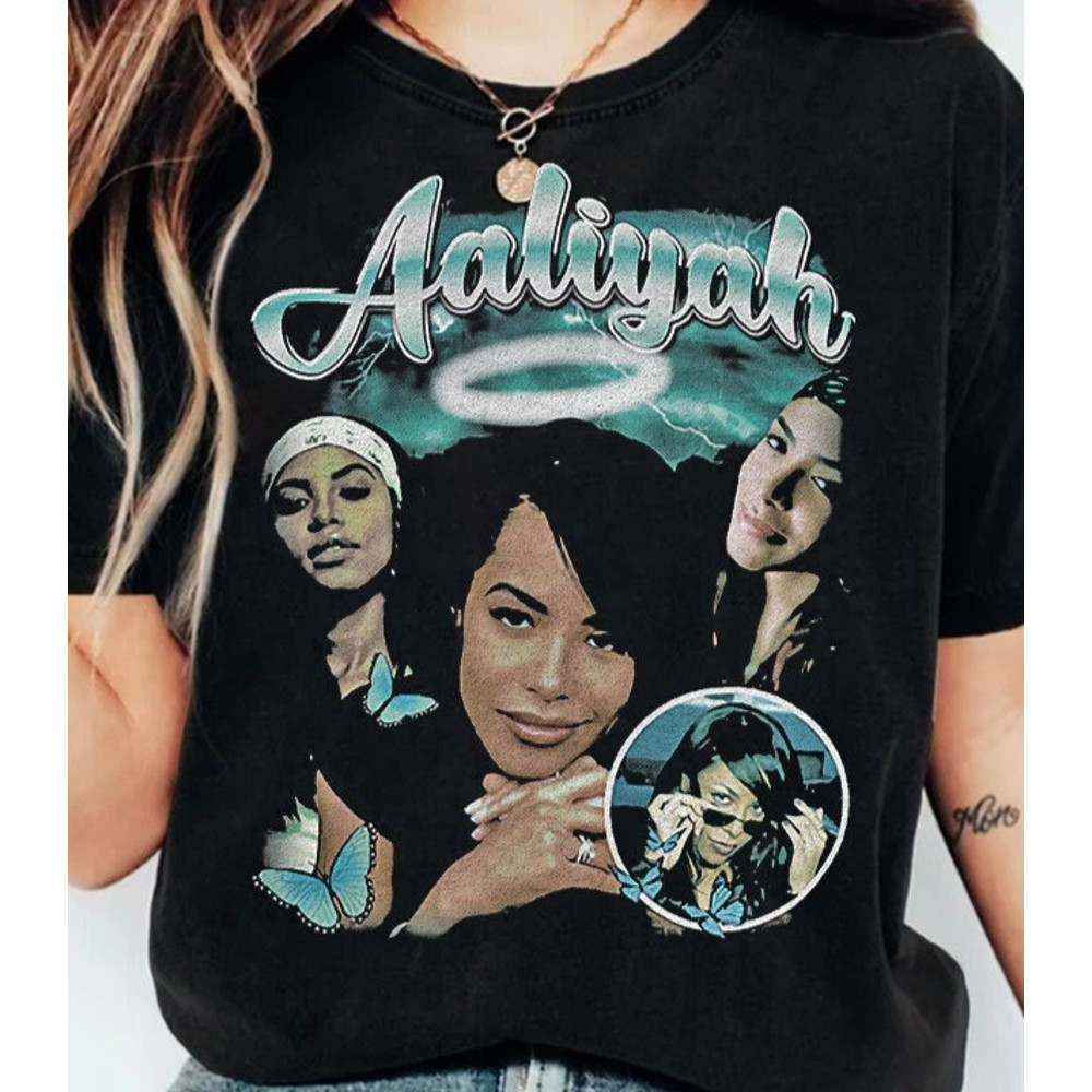 Vintage Style Aaliyah Unisex Shirt graphic tee, hip hop shirt, music shirt, greatest Hip Hop, gift for him, gift for her.jpg