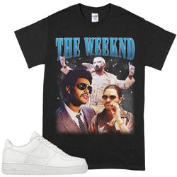 the weeknd vintage bootleg music shirt, kiss land album sweatshirts, the weeknd graphic tee retro