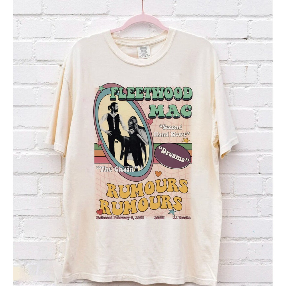 Fleetwood Mac Band Shirt, Fleetwood Mac Tee, Fleetwood Mac Sweatshirt, Music Rock Band Shirt, Fleetwood Mac Shirt, Gift for Music Lovers1.jpg