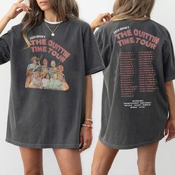 limited zach bryan the quittin time tour 2024 front and back shirt, zach bryan 90s tee, zach bryan country music shirt,
