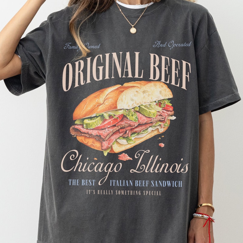 Retro The Bear TV Show Restaurant T-Shirt, Jeremey Allen White Italian Original Beef Sandwich Graphic Tee Shirt, Every Second Counts.jpg
