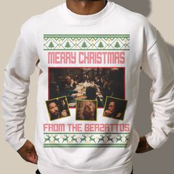 The Bear TV Show Christmas Sweater, 5 Colors, Jeremy Allen White Funny Xmas Sweatshirt, Ugly Sweater Photo Scenes
