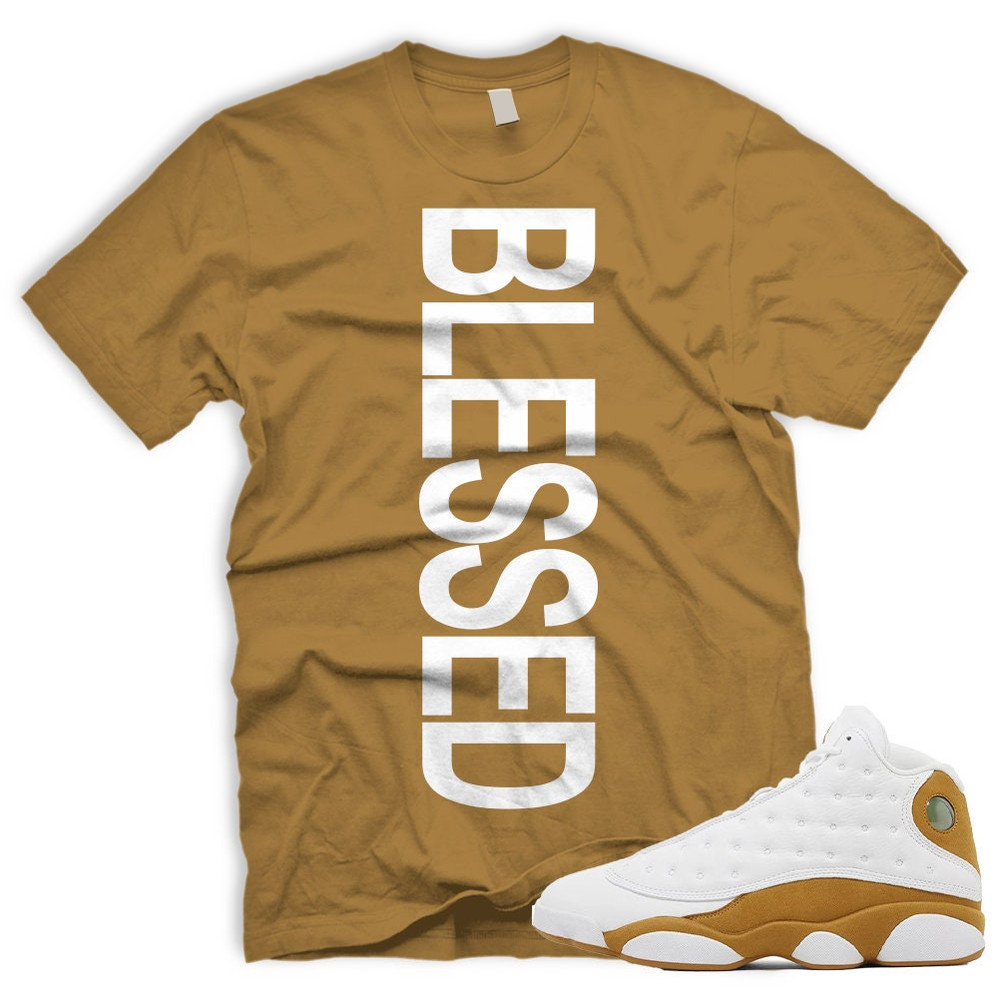 BLSSDVERT T Shirt To Match Wheat 13 AJ13 White.jpg