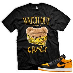 crazy t shirt to match 1 low ochre yellow black sail white 1 retro high og, 73