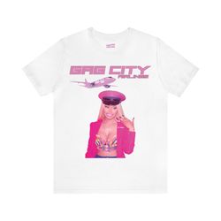 gag city airlines nicki minaj pink friday 2 tour shirt, 87