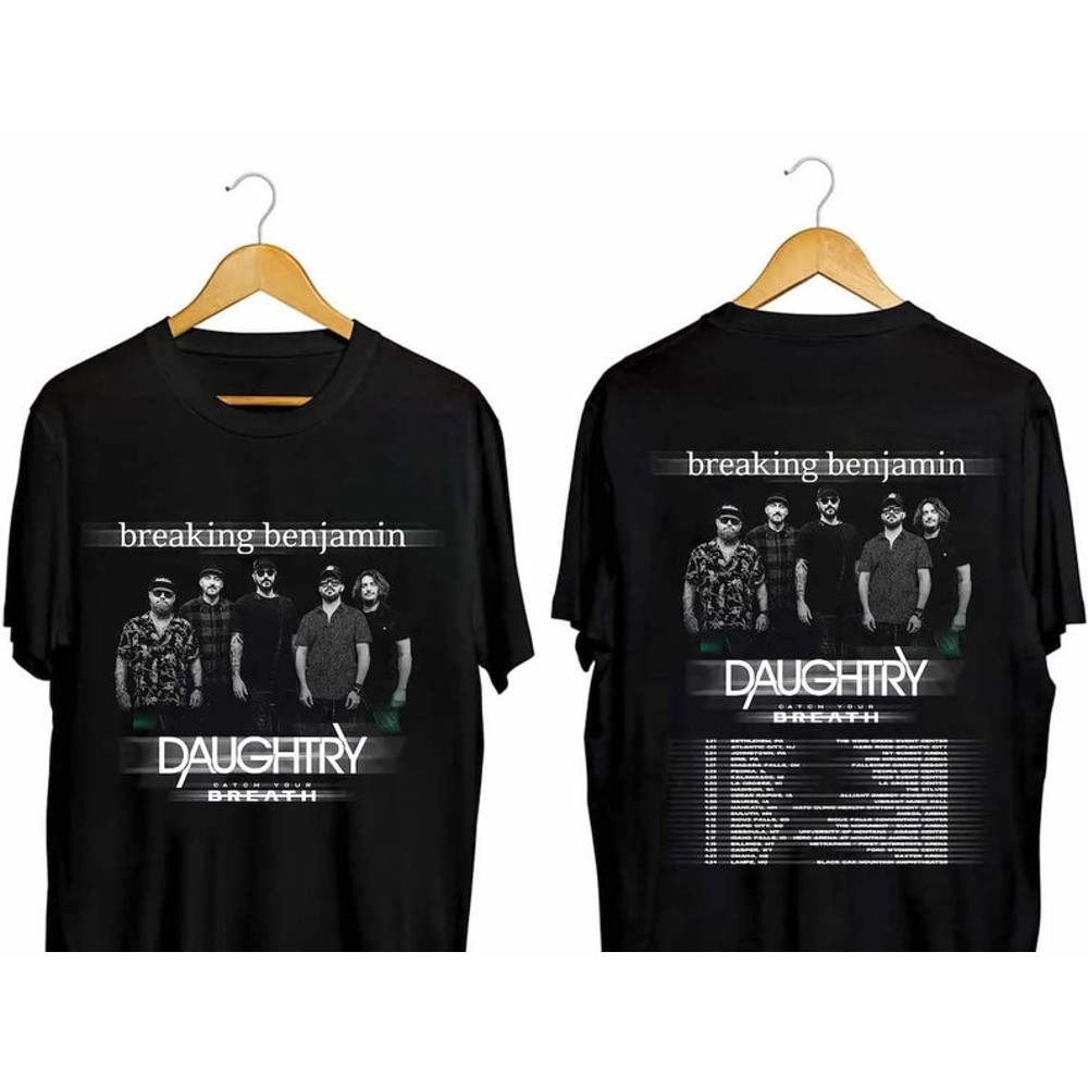 Breaking Benjamin US Tour 2024 Shirt, Breaking Benjamin Band Fan Shirt, Breaking Benjamin 2024 Concert Shirt1.jpg