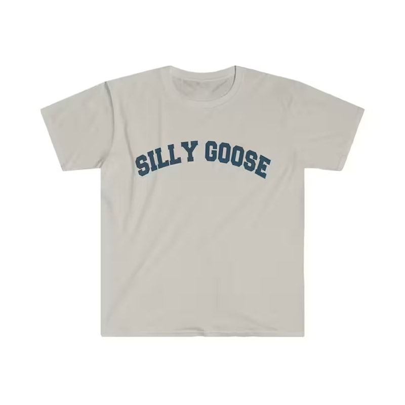 Silly Goose Varsity Style Funny Meme Tee Shirt.jpg