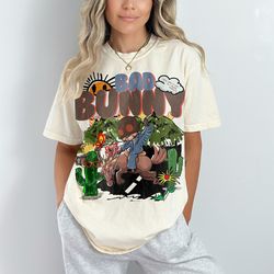 exclusive bad bunny concert shirt, bad bunny sweatshirt, nadie sabe lo que va a pasar manana merch, most wanted tour