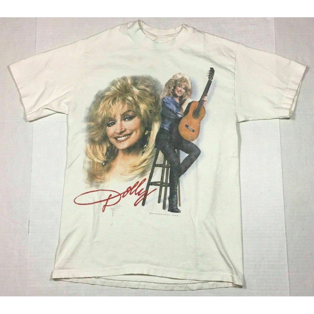 New Vintage Dolly Parton Tour Concert T- Shirt, Country Music, Bleached, Dolly Vibes, Concert, Music Shirt, Best Gift.jpg