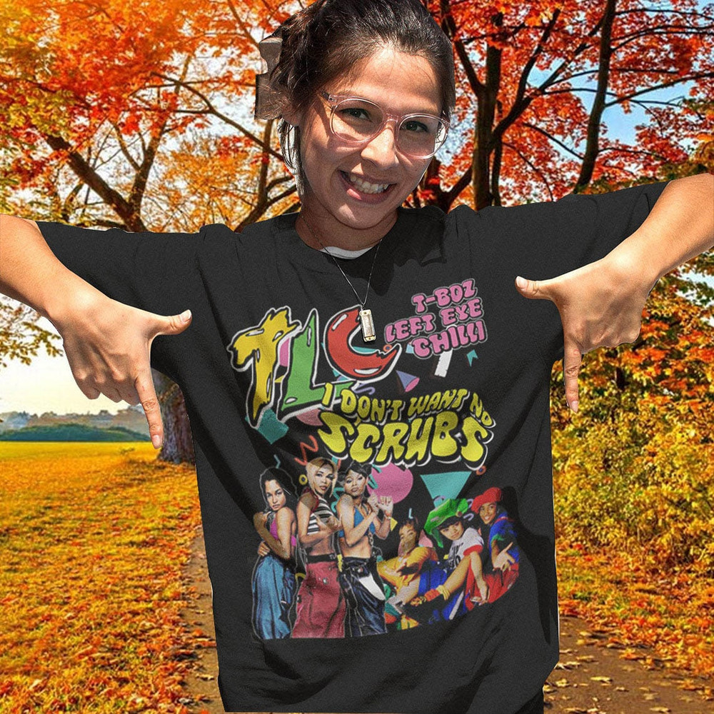 TLC shirt, Vintage T shirt,90's Inspired, Homage Style, Throwback Tee, TLC Graphic Tee, Queen Tee, Unisex, Multiple Colors Available.jpg
