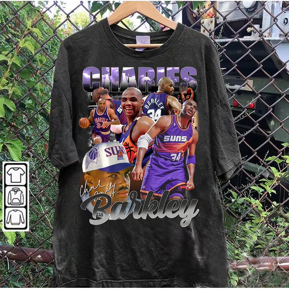 Vintage 90s Graphic Style Charles Barkley T-Shirt - Charles Barkley T-Shirt - Retro American Basketball Tee For Man and Woman Unisex T-Shirt.jpg