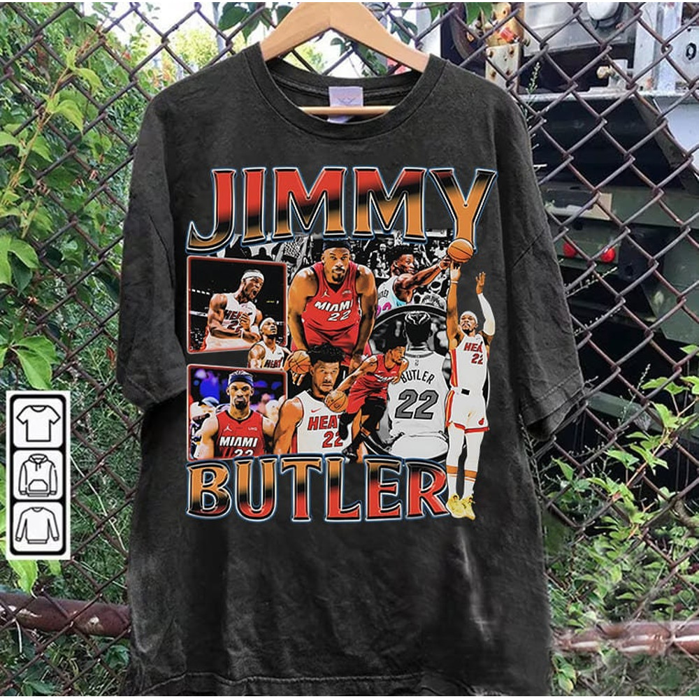 Vintage 90s Graphic Style Jimmy Butler T-Shirt - Jimmy Butler Sweatshirt - Retro American Basketball Tee For Man and Woman Unisex TShirt.jpg