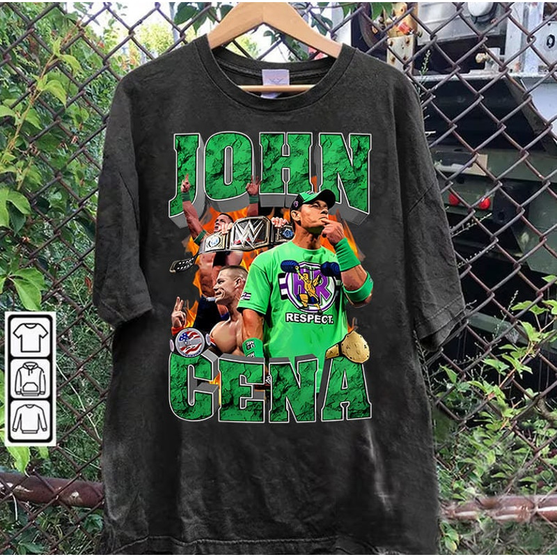 Vintage 90s Graphic Style John Cena T-Shirt - John Cena Sweatshirt - American Professional Wrestler Tee For Man and Woman Unisex Shirt.jpg
