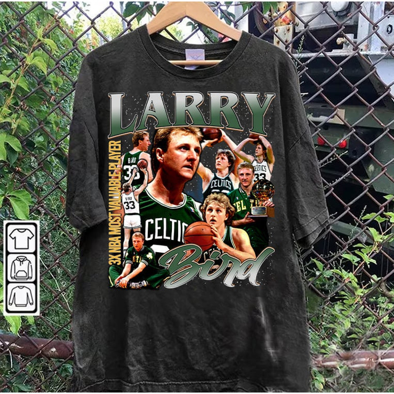 Vintage 90s Graphic Style Larry Bird T-Shirt - Larry Bird Sweatshirt - Retro American Basketball Tee For Man and Woman Unisex T-Shirt.jpg