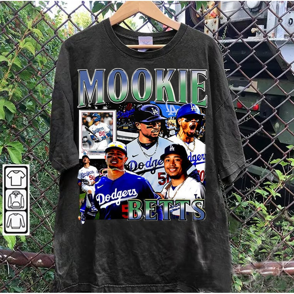Vintage 90s Graphic Style Mookie Betts TShirt - Mookie Betts Sweatshirt - Retro American Baseball Tee For Man and Woman Unisex T-Shirt.jpg