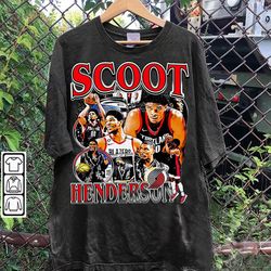 Vintage 90s Graphic Style Scoot Henderson Shirt - Scoot Henderson Swea, 130
