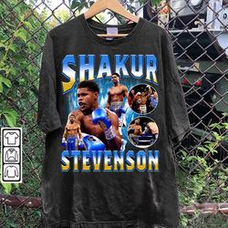 Vintage 90s Graphic Style Shakur Stevenson T-Shirt - Shakur Stevenson, 139