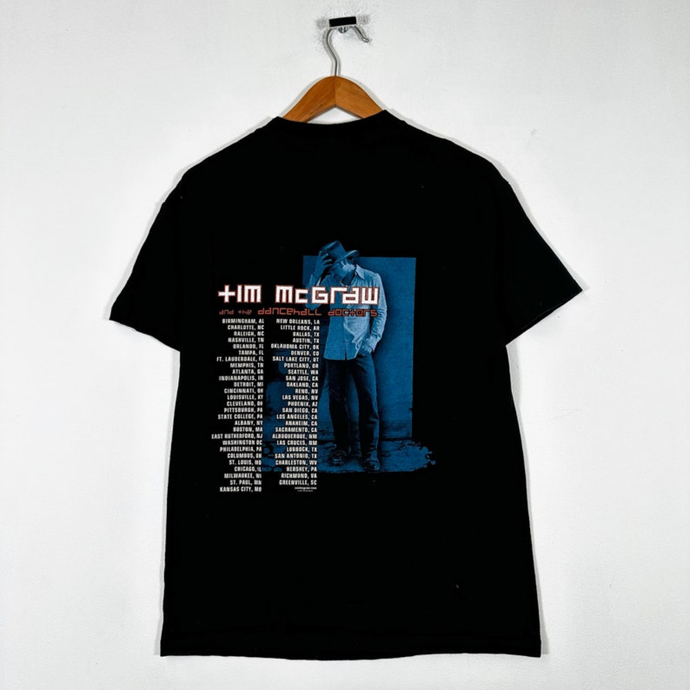 Vintage 00s Tim McGraw Band Tour Graphic T Shirt3.jpg