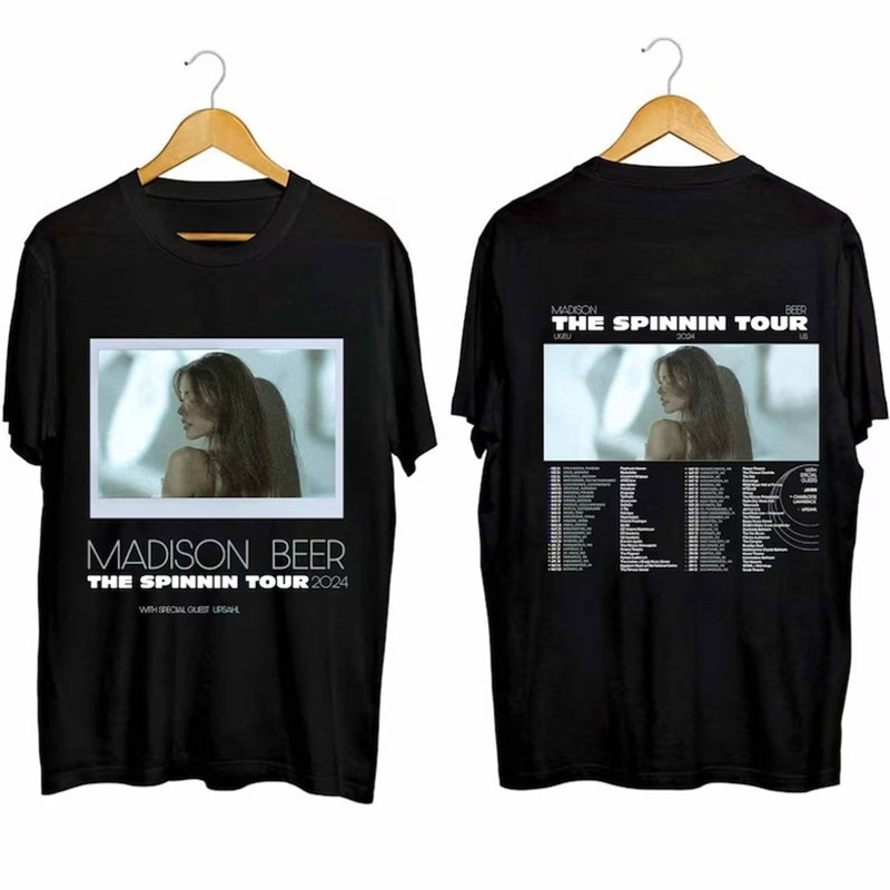 Madison Beer The Spinning Tour 2024 Shirt, Madison Beer Fan Shirt, Madison Beer 2024 Concert Shirt, The Spinning 2024 Concert Shirt1.jpg